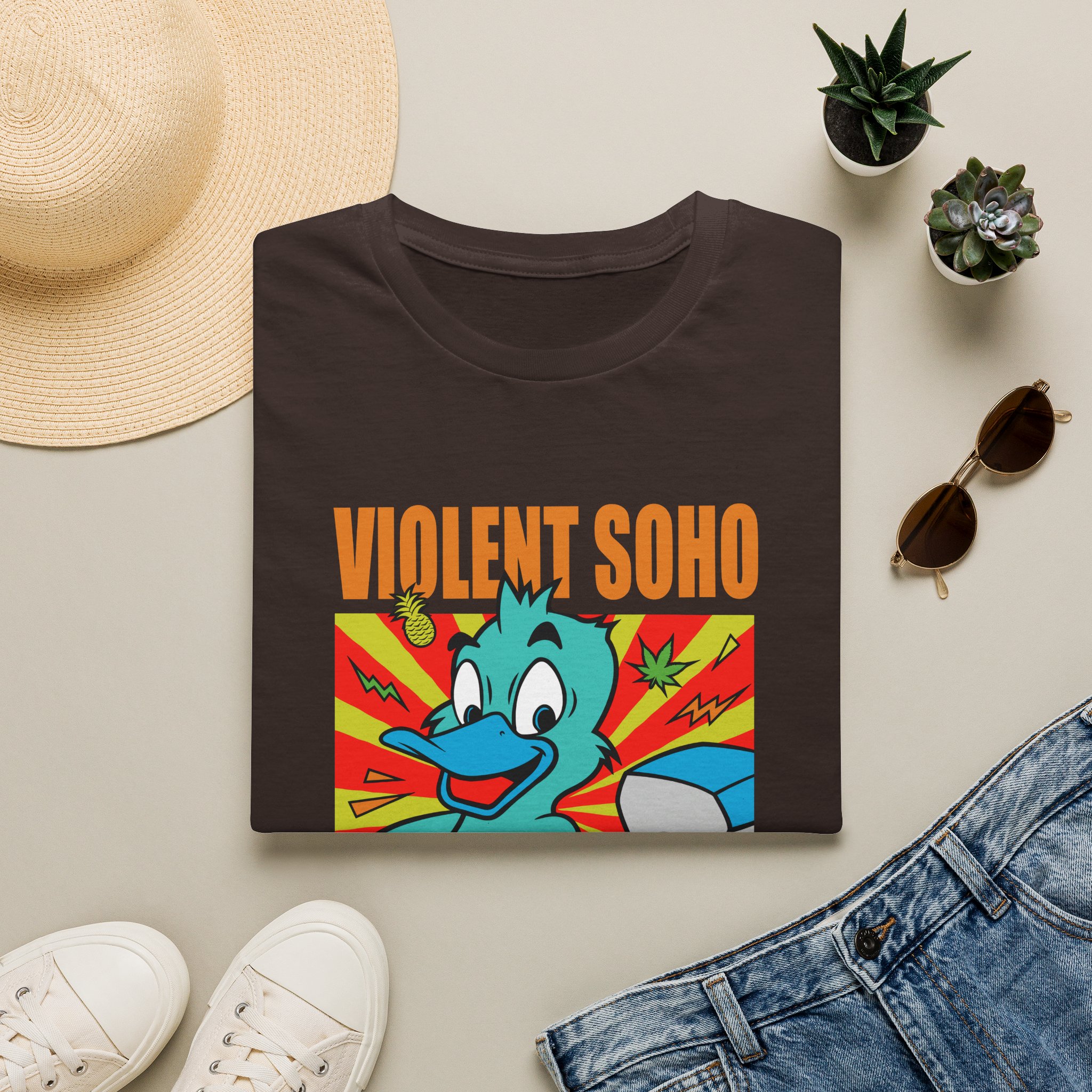 Violent Soho Event Poster Unisex Softstyle T-shirt - Image 17