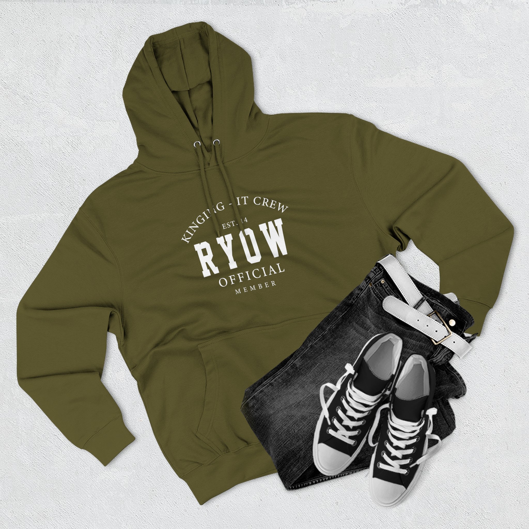 Kinging-it Chill Out Three-panel Fleece Hoodie - Image 11