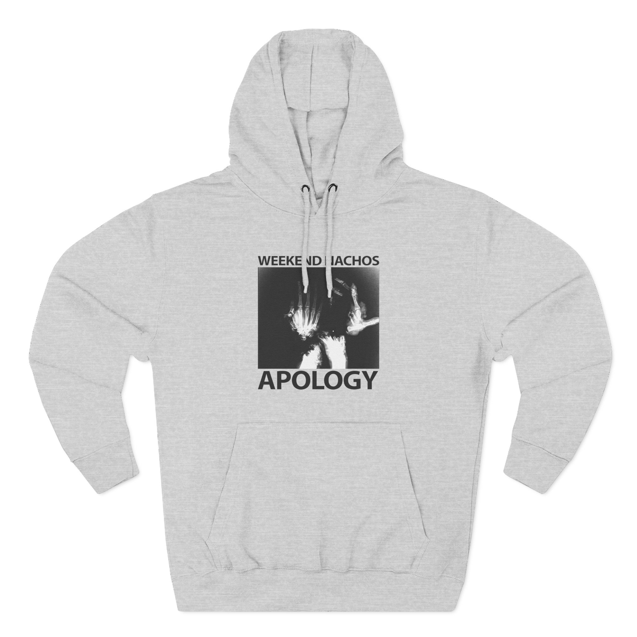 Weekend Nachos Apology Three-Panel Fleece Hoodie - Image 3