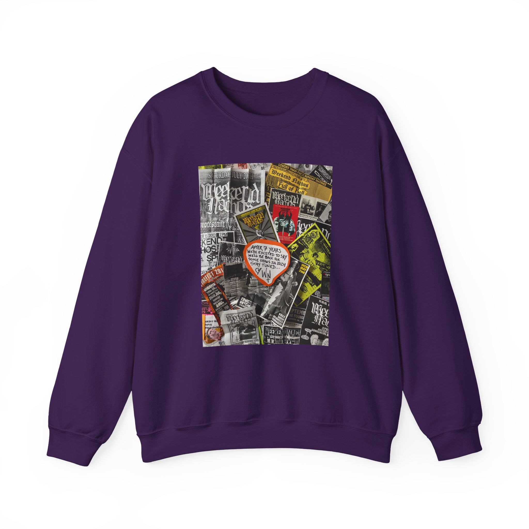 Weekend Nachos Unisex Heavy Blend™ Crewneck Sweatshirt - Image 15