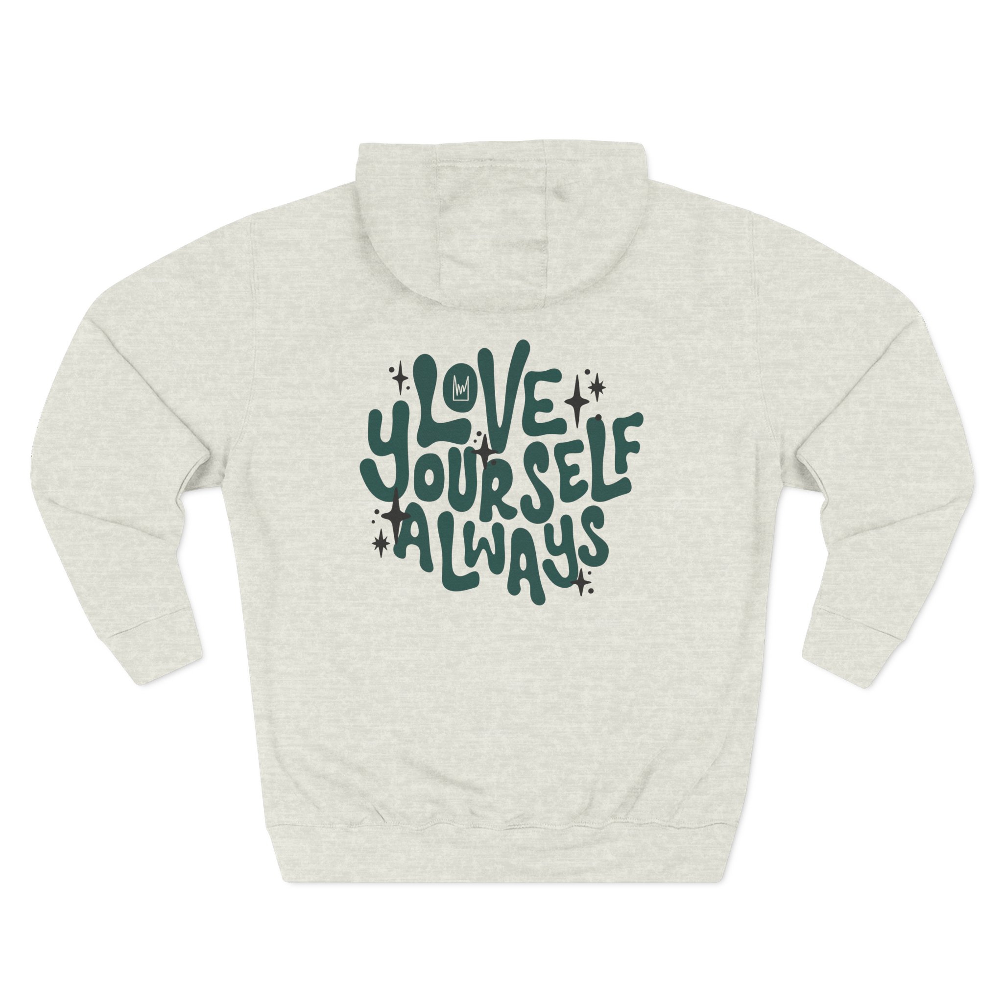Kinging It Love Yourself Three-panel Fleece Hoodie - Image 10