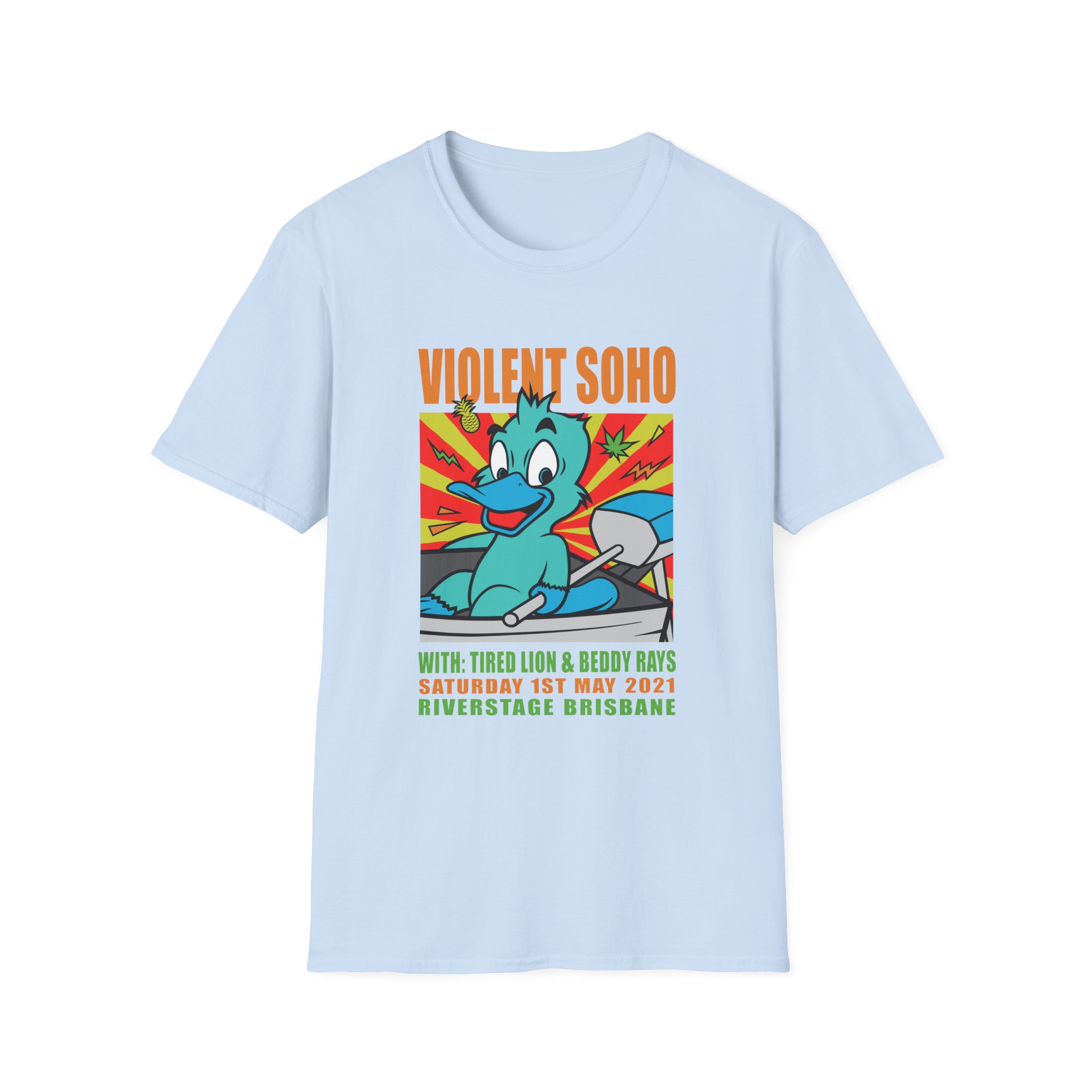 Violent Soho Event Poster Unisex Softstyle T-shirt - Image 9