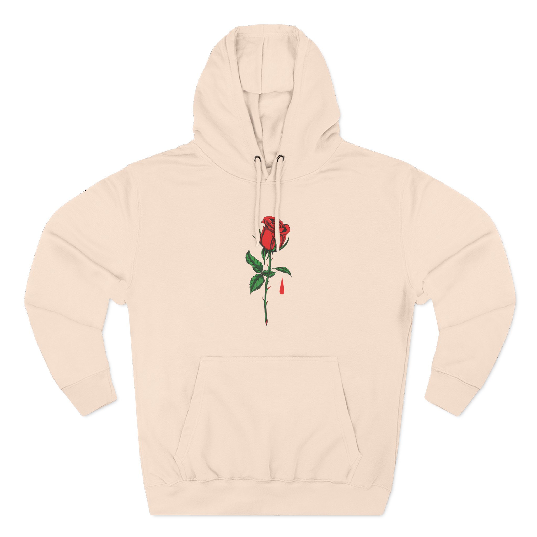 Blue October Big Rose Three-Panel Fleece Hoodie - Image 5