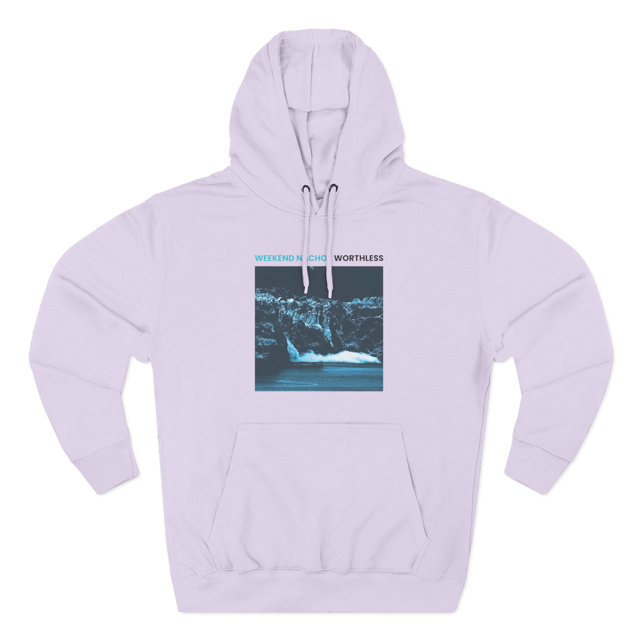 Weekend Nachos Weekend Nachos Worthless Three-Panel Fleece Hoodie - Image 11