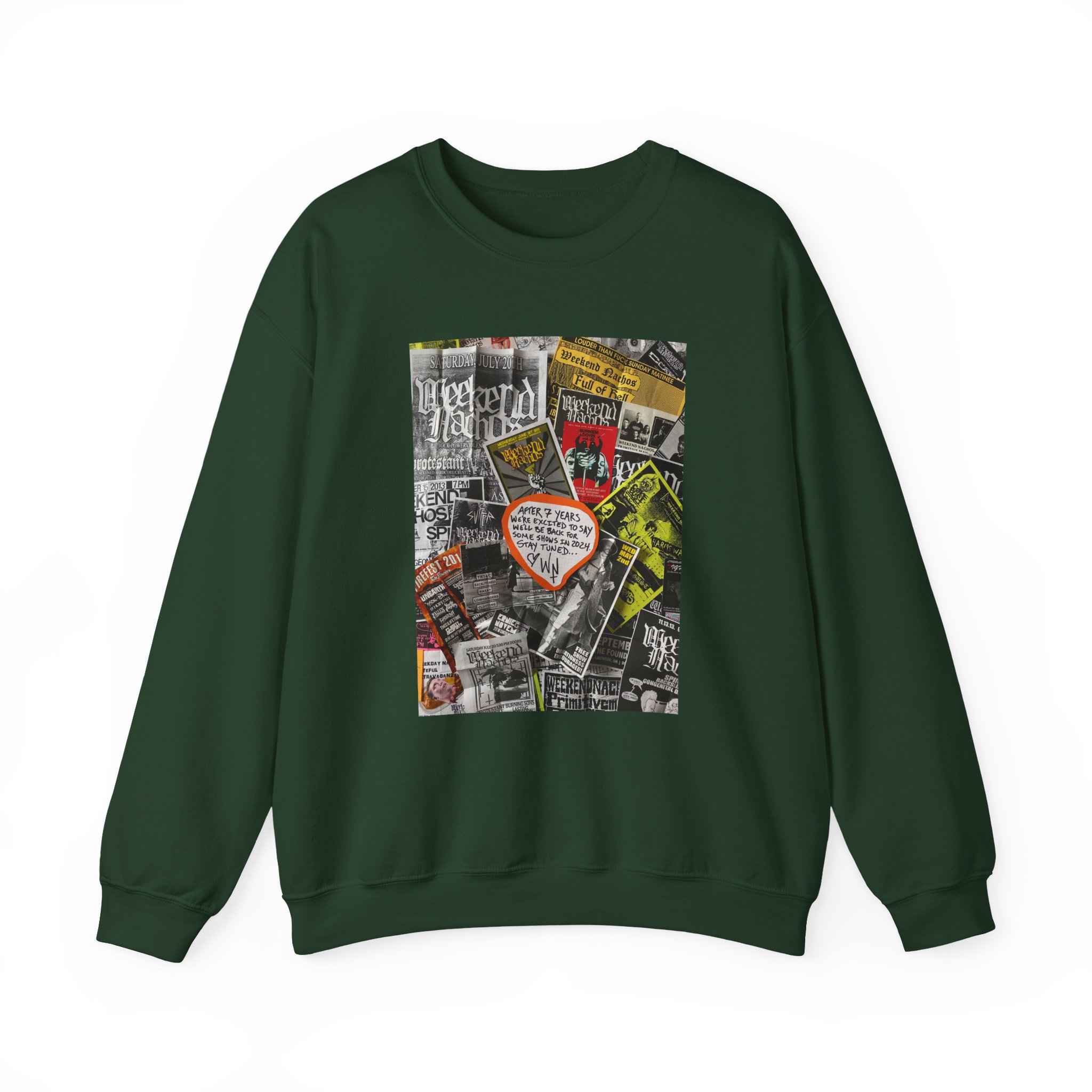 Weekend Nachos Unisex Heavy Blend™ Crewneck Sweatshirt - Image 7