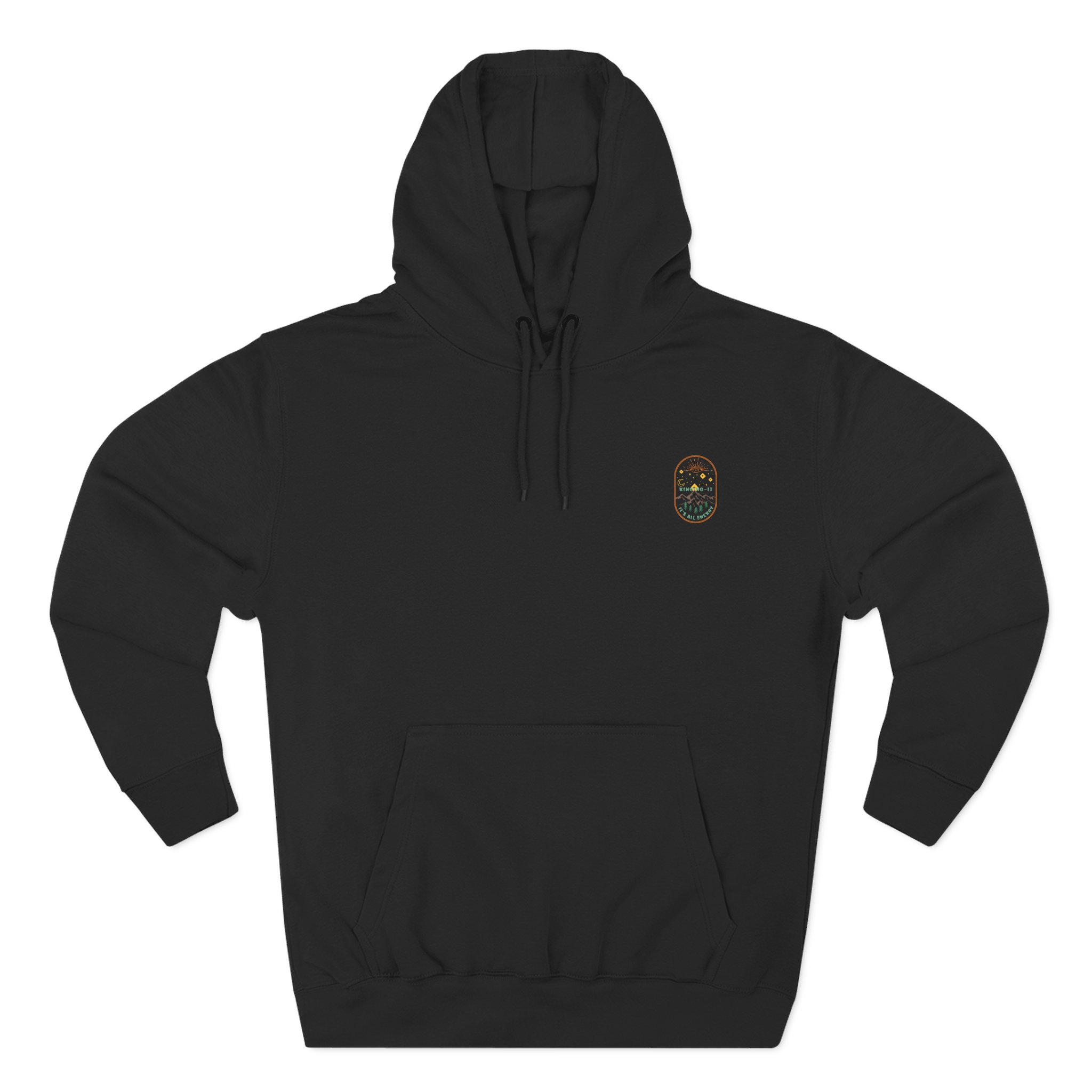 Kinging It It's All Energy Three-panel Fleece Hoodie - Image 5