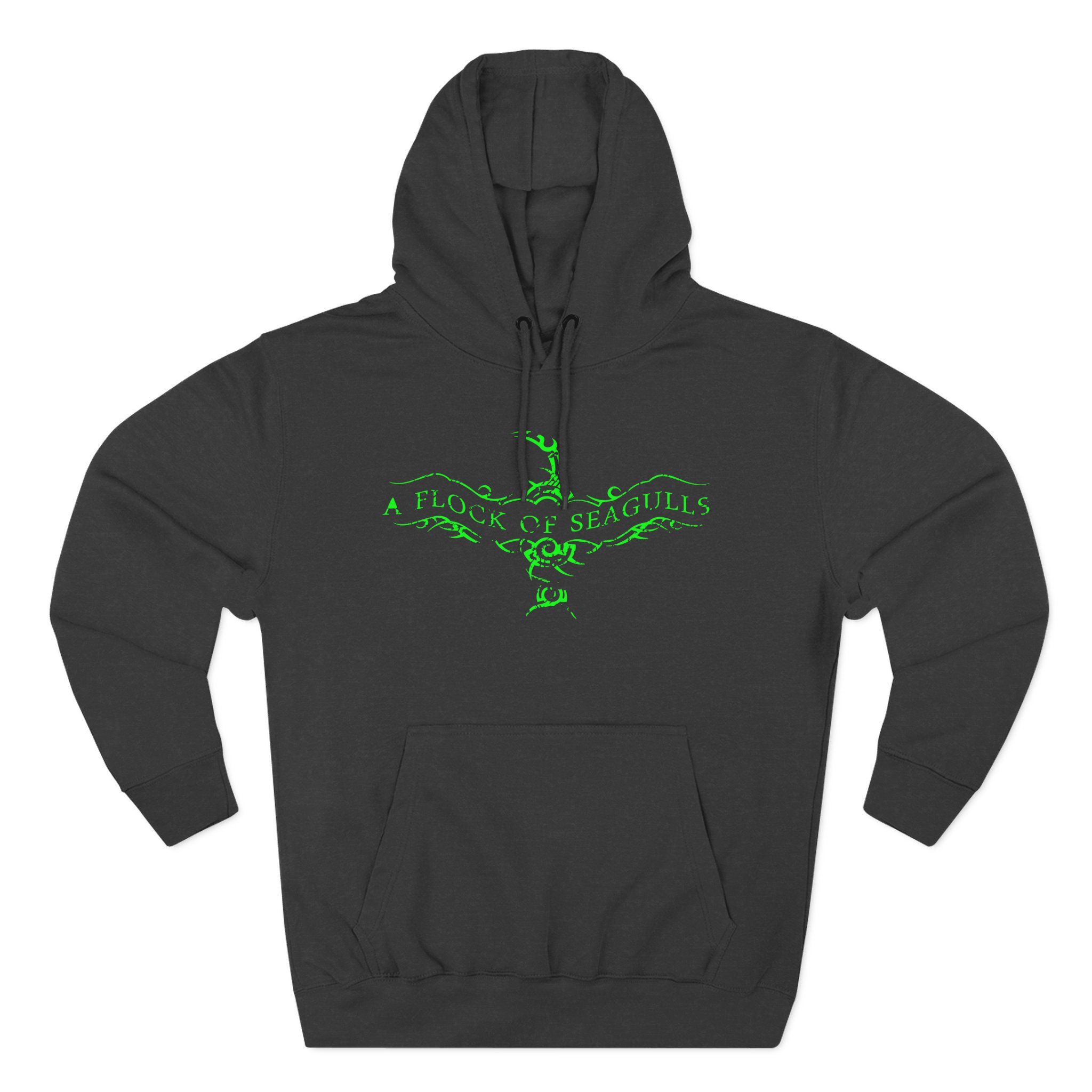 A Flock of Seagulls Logo Three-Panel Fleece Hoodie - Image 3