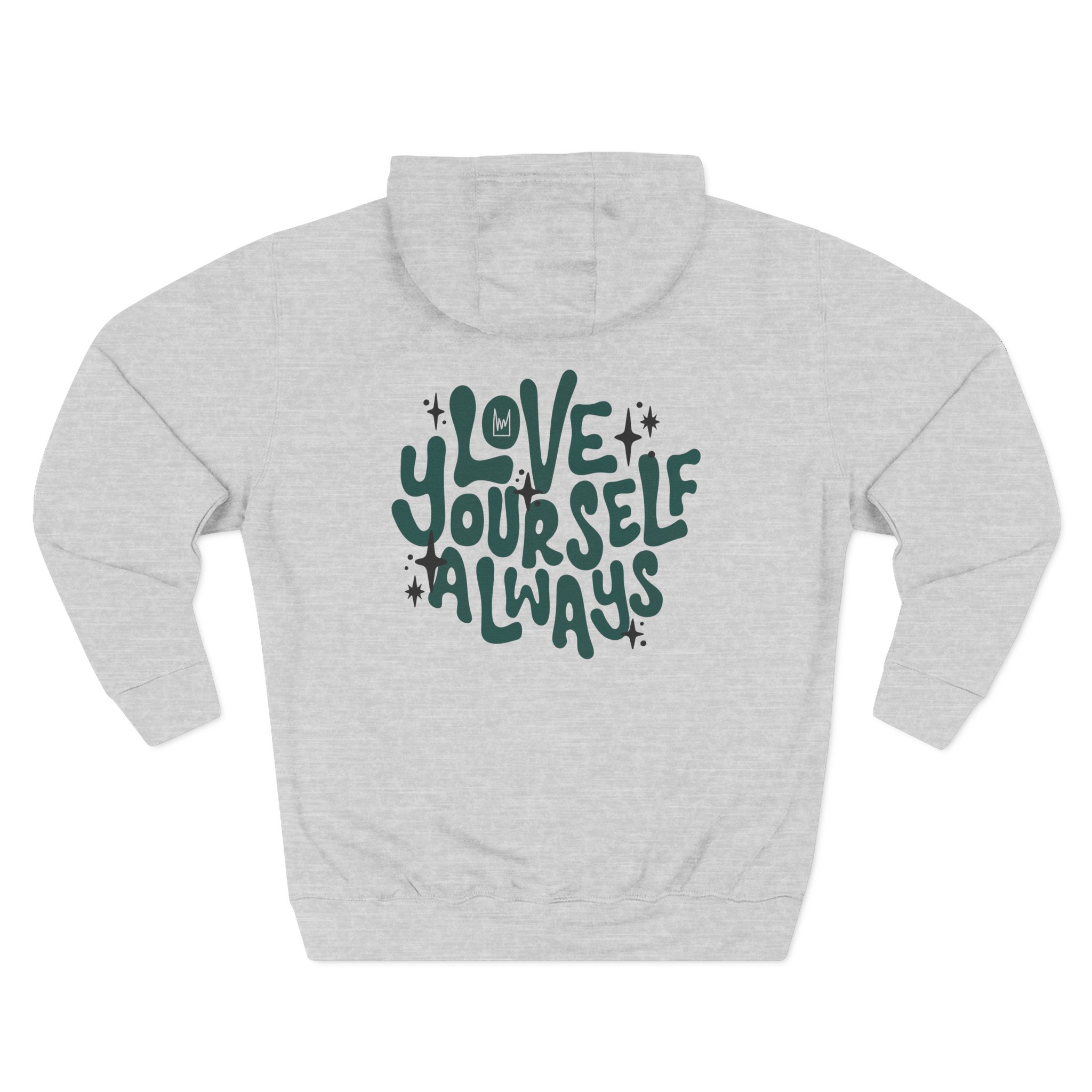 Kinging It Love Yourself Three-panel Fleece Hoodie - Image 4