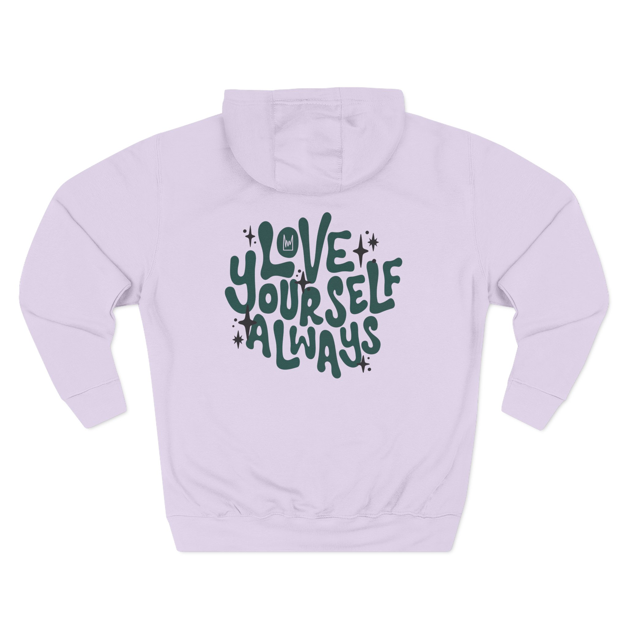 Kinging It Love Yourself Three-panel Fleece Hoodie - Image 14