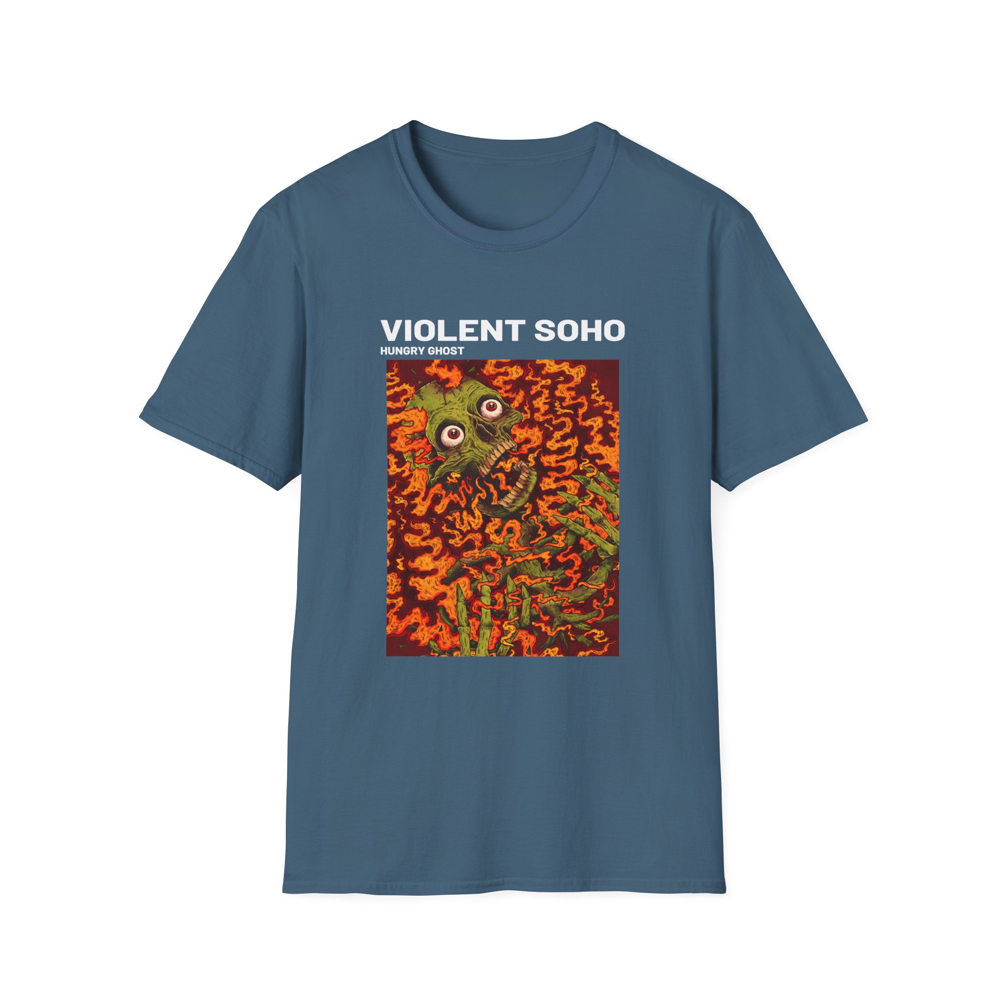 Violent Soho Hungry Ghost Unisex Softstyle T-shirt - Image 9