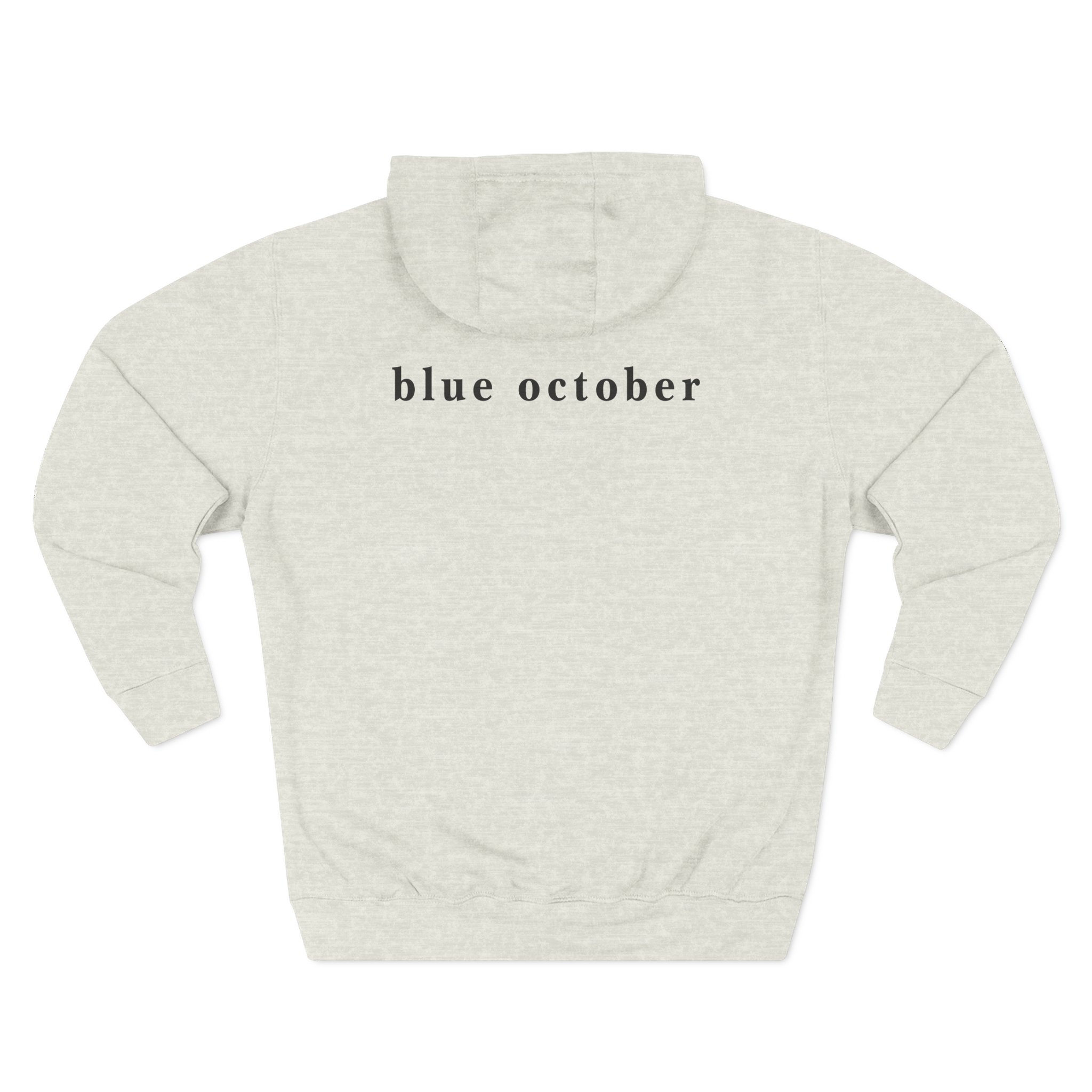 Blue October Big Rose Three-Panel Fleece Hoodie - Image 8
