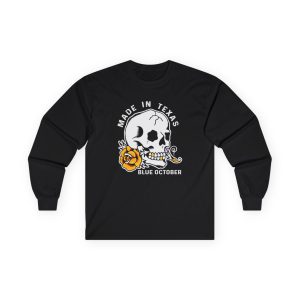 Blue October Skull Rose Unisex Ultra Cotton Long Sleeve Tee