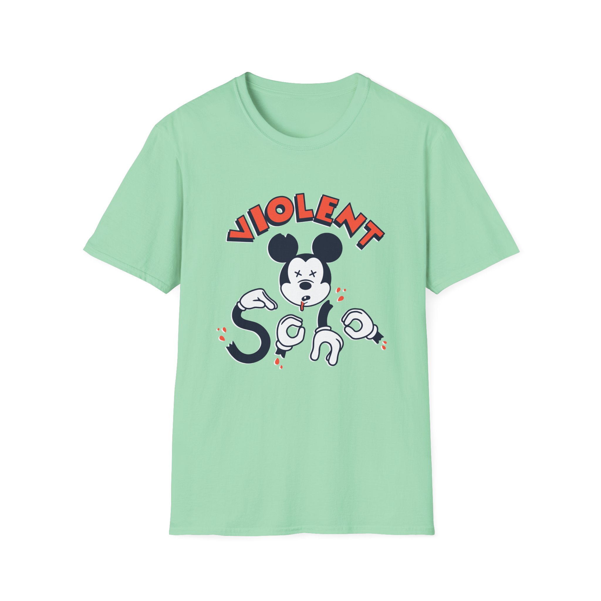 Violent Soho Dead Mouse Unisex Softstyle T-shirt - Image 13