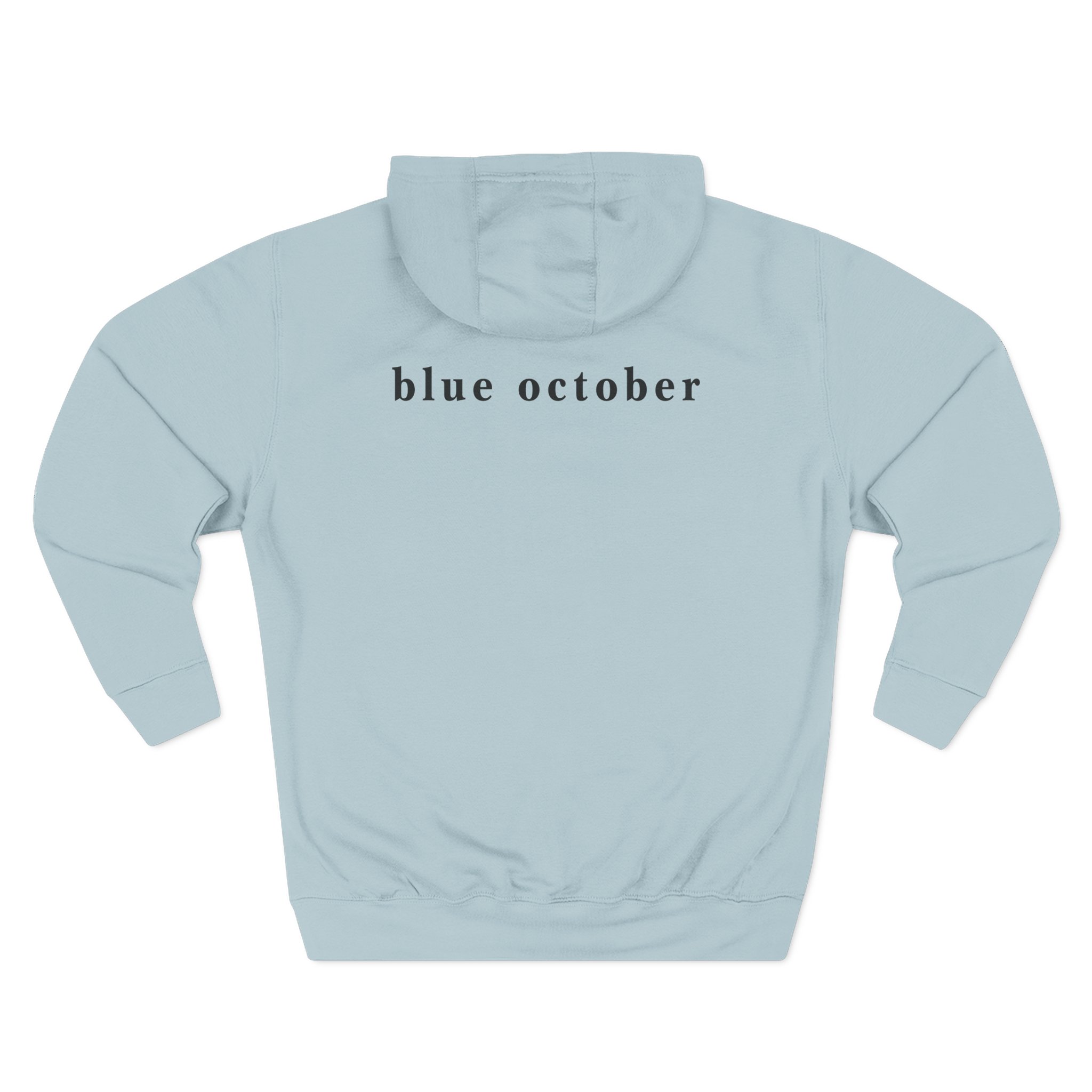 Blue October Big Rose Three-Panel Fleece Hoodie - Image 10