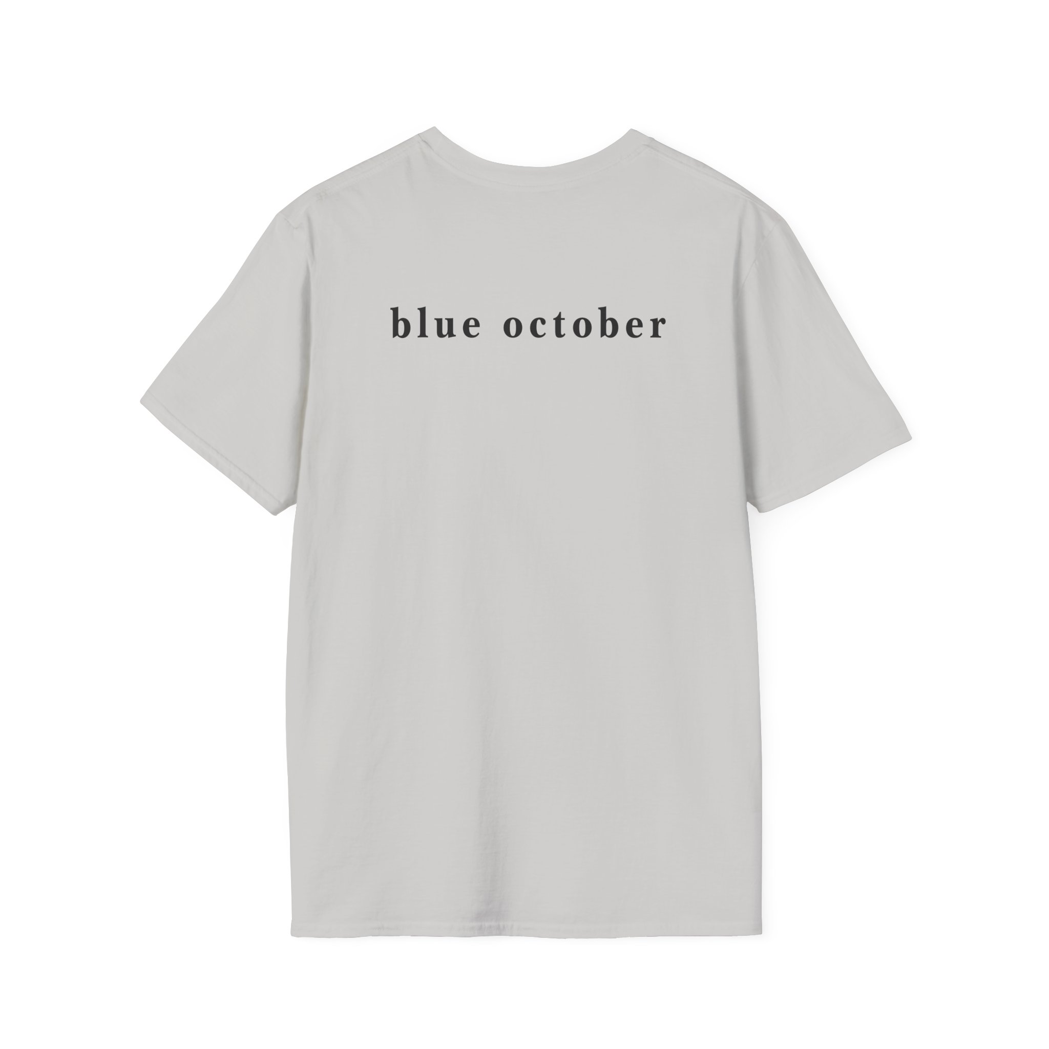 Blue October Big Rose Unisex Softstyle T-Shirt - Image 2