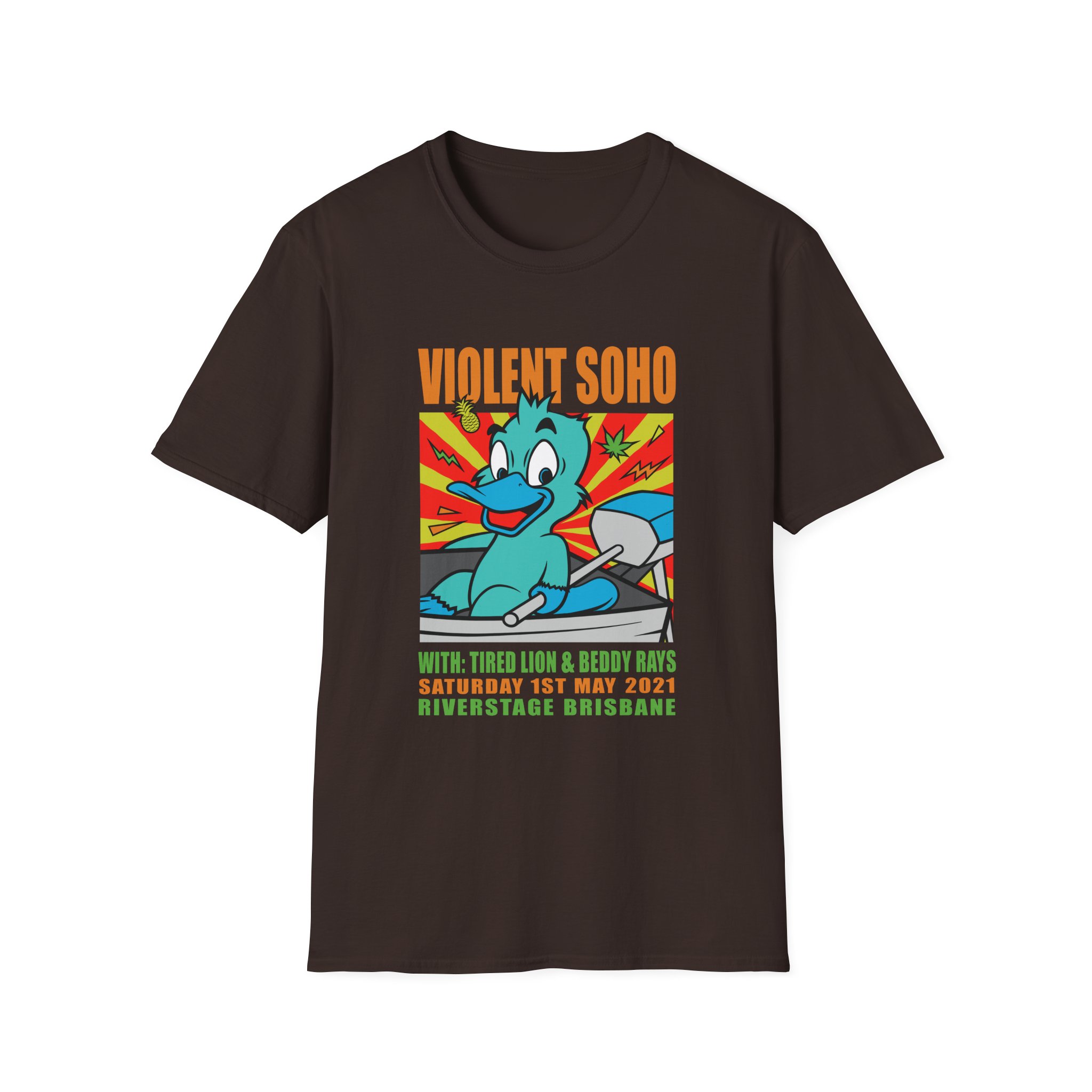 Violent Soho Event Poster Unisex Softstyle T-shirt - Image 19