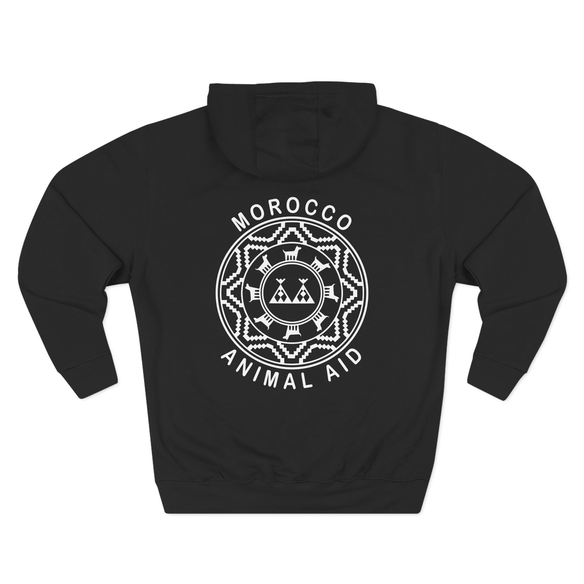 Kinging It Morocco Animal Aid Three-panel Fleece Hoodie - Image 2